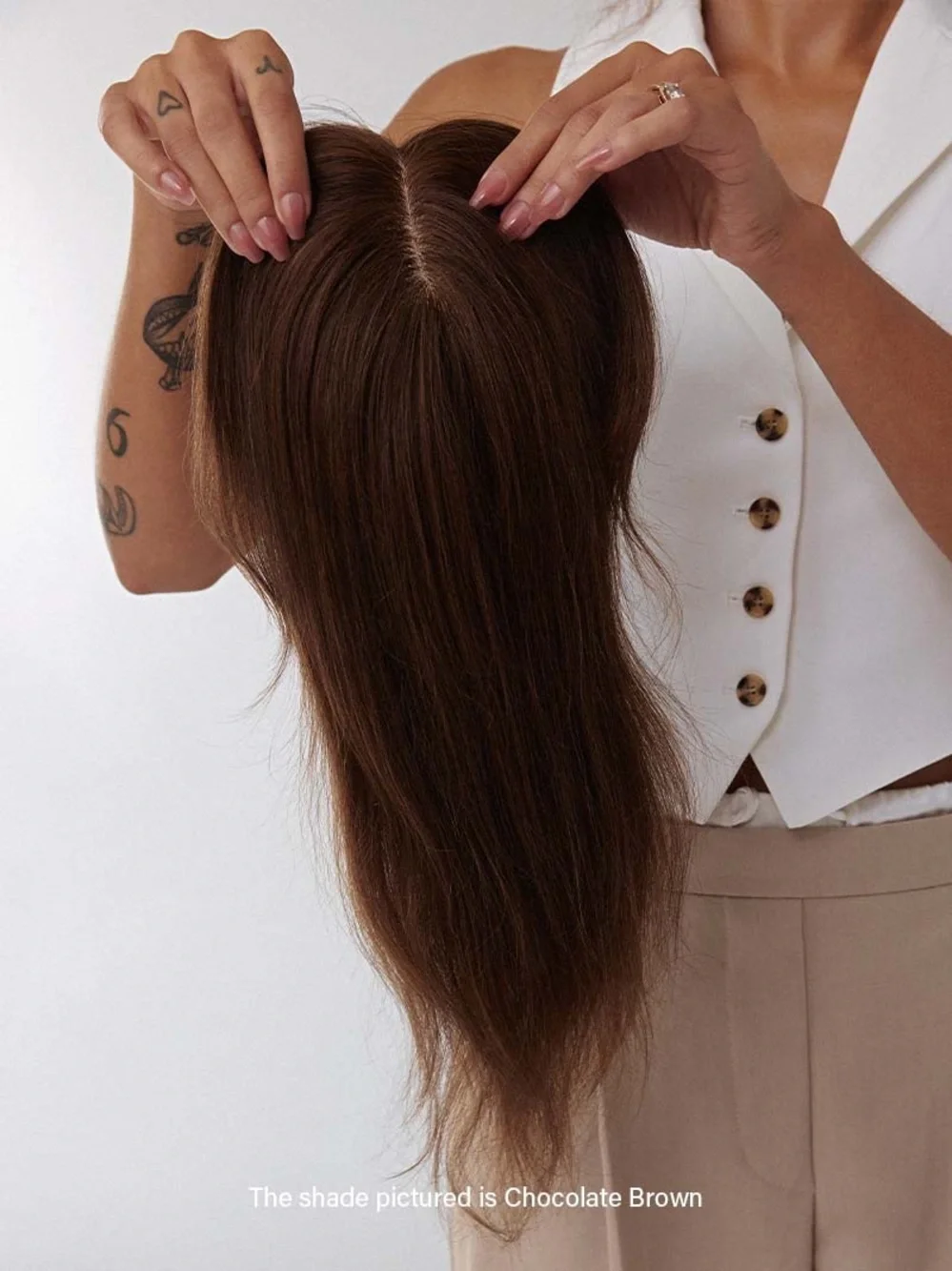 Luxy Hair 14" Dirty Blonde Hair Topper (65g) - Picture 10 of 13